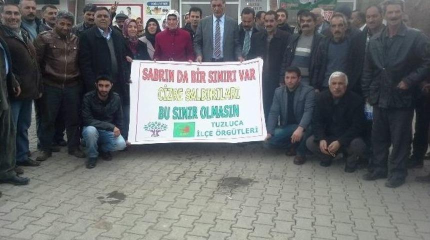 Tuzluca&rsquo;da Cizre Olayları Kınandı