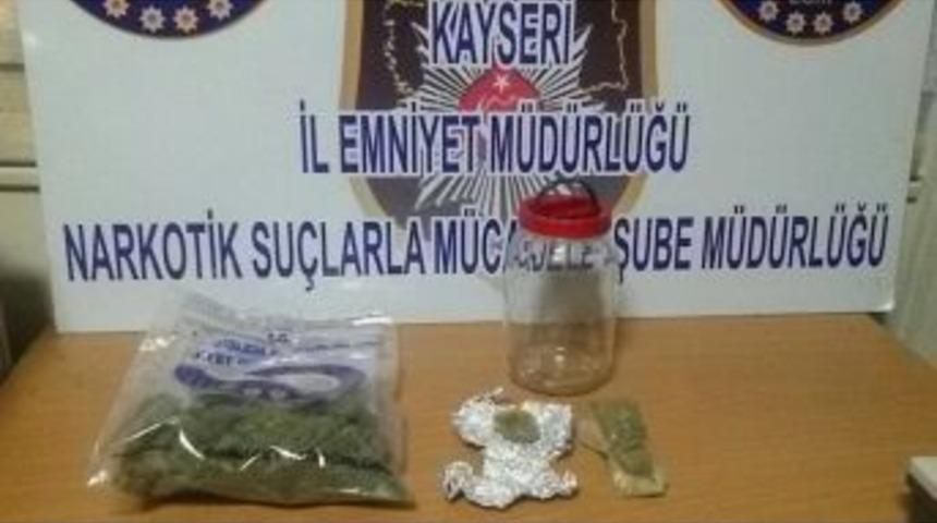 Kayseri&rsquo;de Uyuşturucu Operasyonu