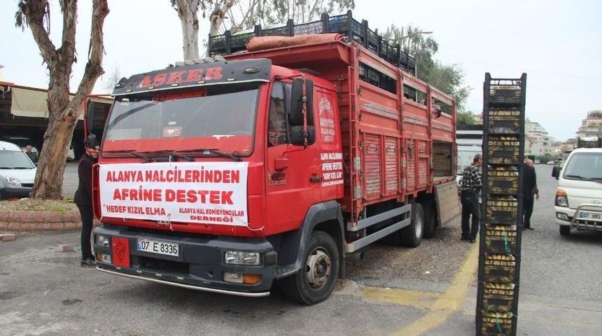 Alanya&rsquo;dan Afrin&rsquo;deki Mehmet&ccedil;iklere 1 Kamyon Muz