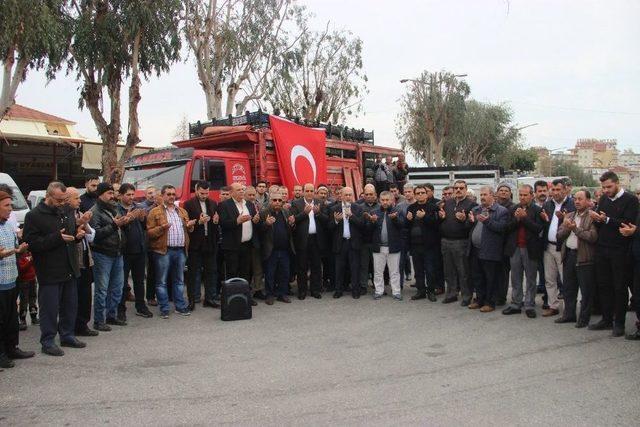 Alanya&rsquo;dan Afrin&rsquo;deki Mehmet&ccedil;iklere 1 Kamyon Muz 1