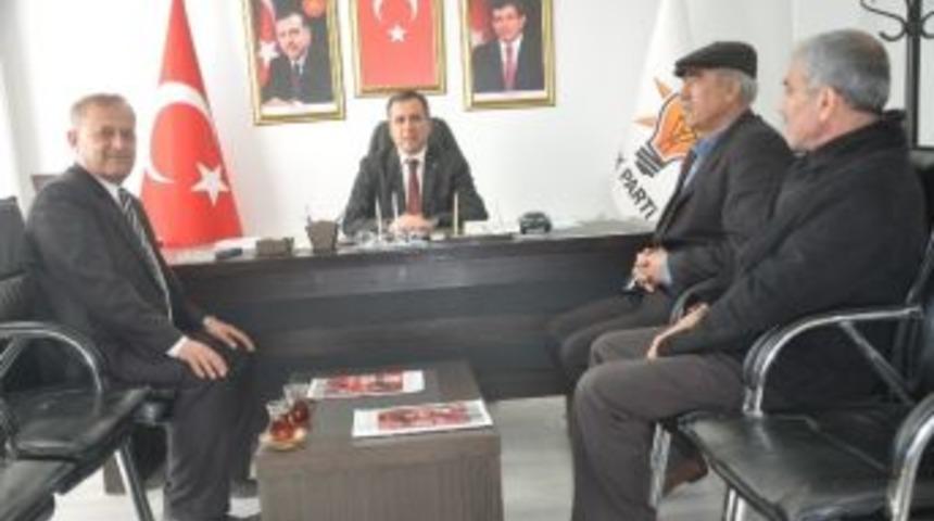 Osman Özet’ten Ak Parti Kahta Teşkilatına Ziyaret