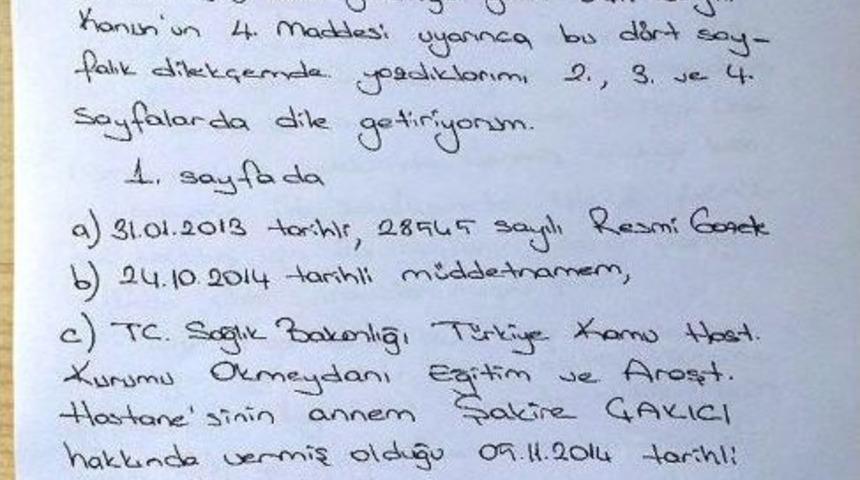 Alaattin Çakıcı 6 Ayını Hasta Annesiyle Geçirmek İstiyor