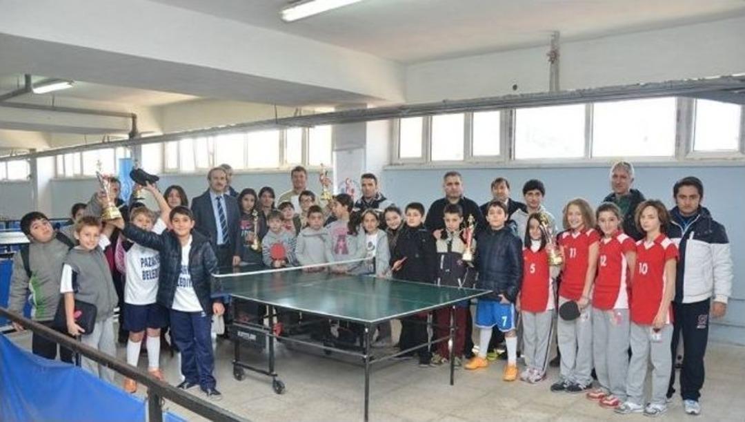 Bilecik&rsquo;te "okullar Arası Masa Tenisi Turnuvası" Sona Erdi