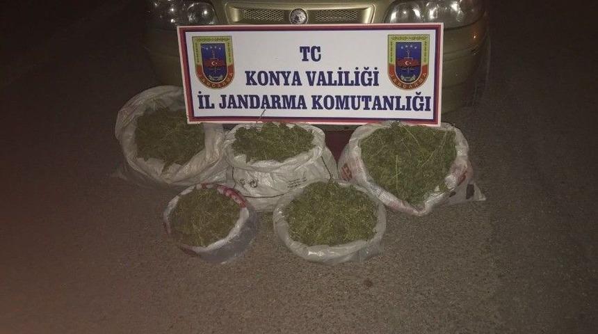 Akşehir&rsquo;de Esrar Operasyonu