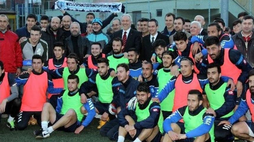 Başkan&rsquo;dan K&uuml;tahyaspor&rsquo;a Moral Desteği