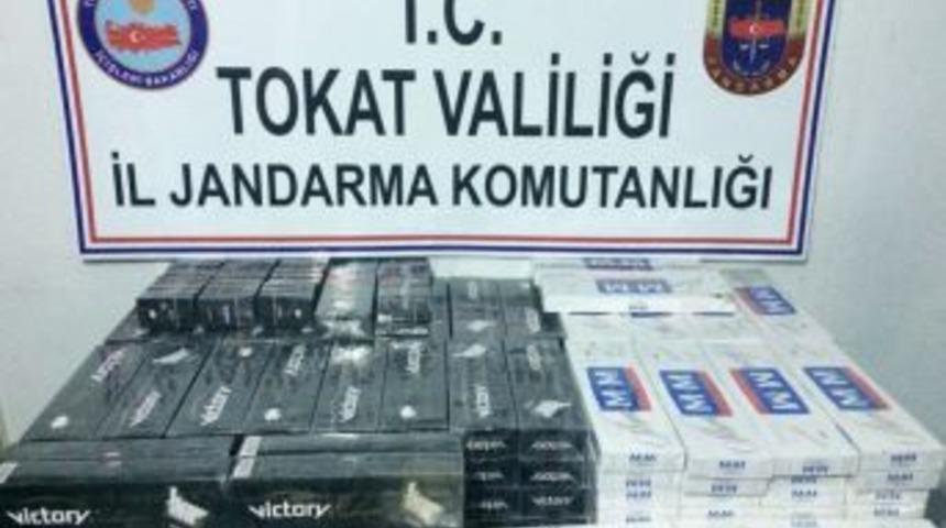 Tokat&rsquo;ta Valiz İ&ccedil;erisinde Ka&ccedil;ak Sigara Yakalandı