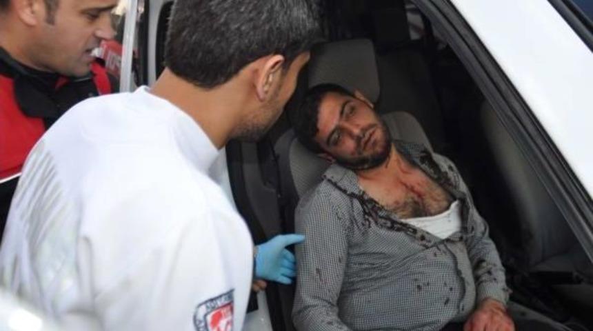 Alkol Alıp Kendisini Yaraladı