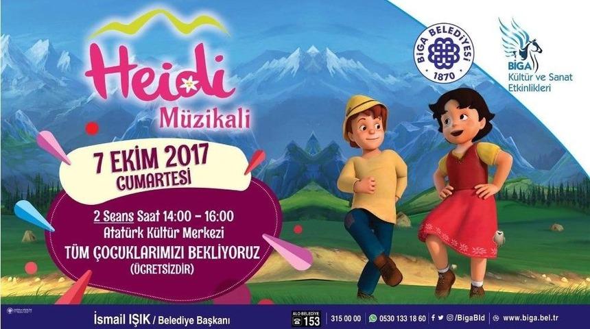 Heidi, Atatürk Kültür Merkezi’nde Çocukları Bekliyor