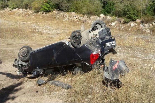 Maçka Emniyet Amiri Gümüşhane’de Kaza Yaptı