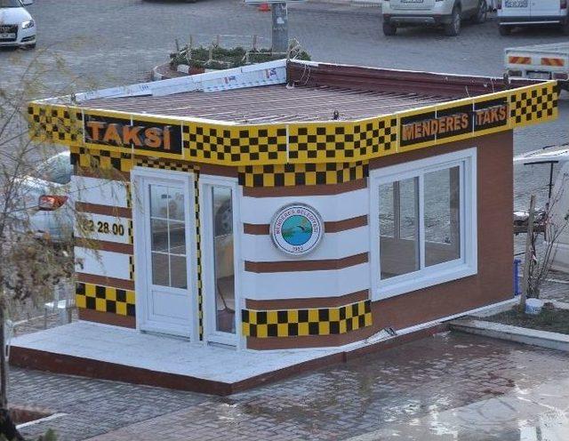 Menderes&rsquo;e Modern Taksi Durakları Geliyor 1