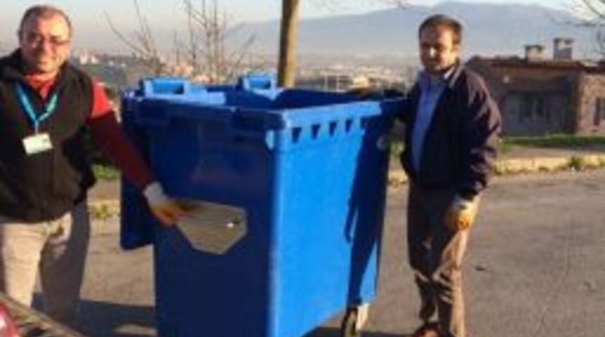 İzmit&rsquo;in Her Yerinde Geri D&ouml;n&uuml;ş&uuml;m Konteynırı Var