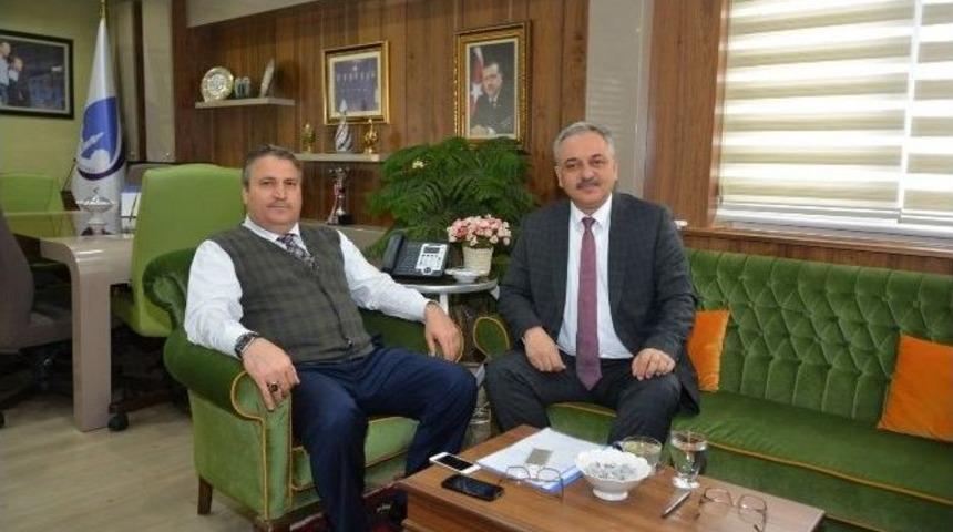 G&ouml;lmarmara Belediye Başkanı &Ouml;z&rsquo;den &Ccedil;er&ccedil;i&rsquo;ye Ziyaret