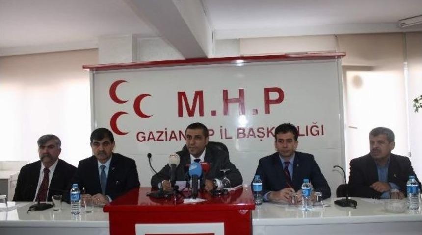 Mhp Gaziantep İl Başkanı Taşdoğan G&uuml;ndemi Değerlendirdi
