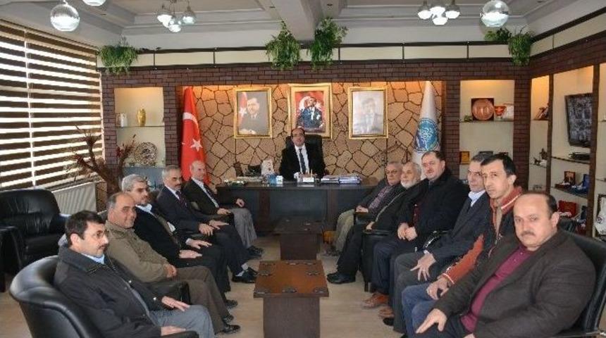 Sanimder&rsquo;den Başkan &Ccedil;&ouml;l&rsquo;e Ziyaret