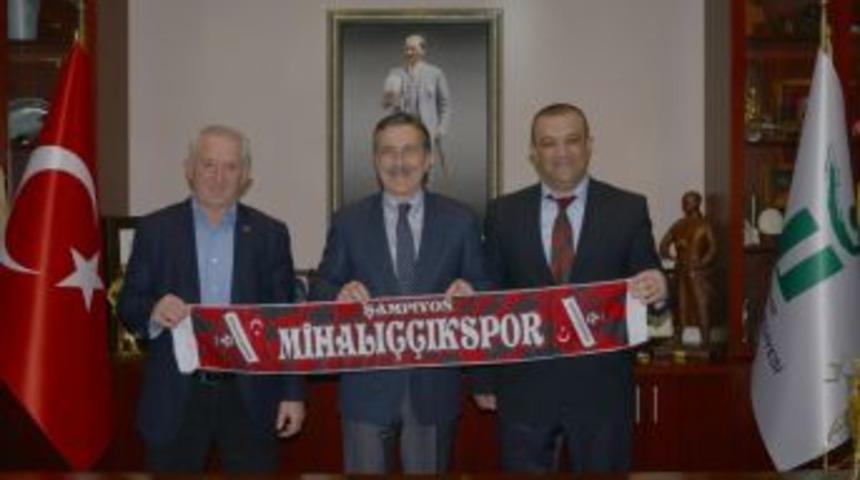 Şampiyondan Başkan Ata&ccedil;&rsquo;a Ziyaret