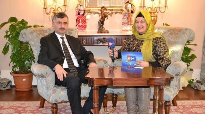 Vali Bektaş, Atv Avrupa Kanalı&rsquo;nda Manisa&rsquo;yı Anlattı