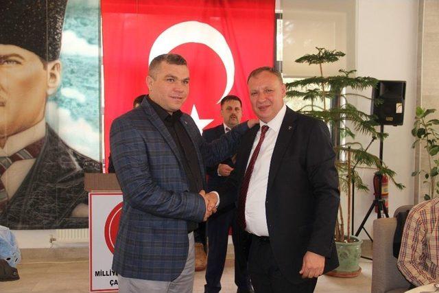 Mhp &Ccedil;an İl&ccedil;e Başkanlığından Dayanışma Kahvaltısı 2