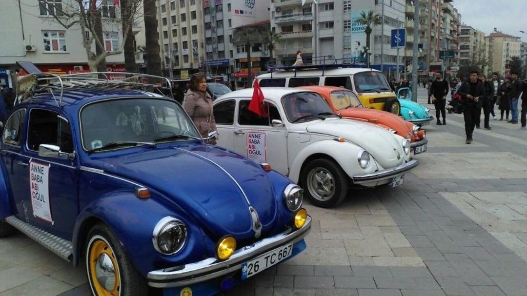 Vosvos Ara&ccedil;larıyla Konvoy Oluşturup Kan Bağışı Yaptılar