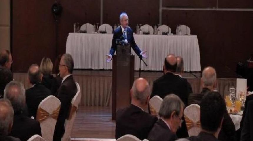 Kılı&ccedil;daroğlu: "yolsuzluğun &Uuml;st&uuml;n&uuml; Kapatan Bir Parlemento Devletin İtibarını Sıfırlar"