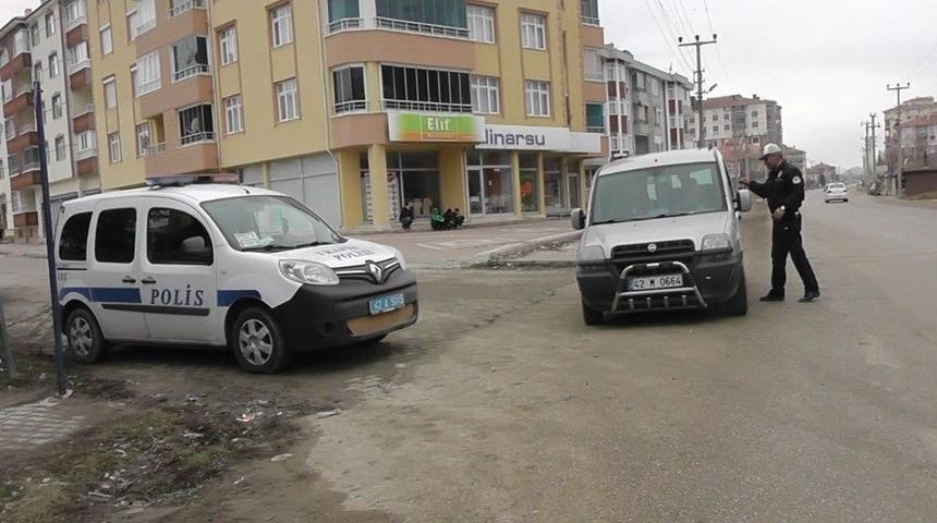 Kulu&rsquo;da Trafik Uygulamaları Devam Ediyor