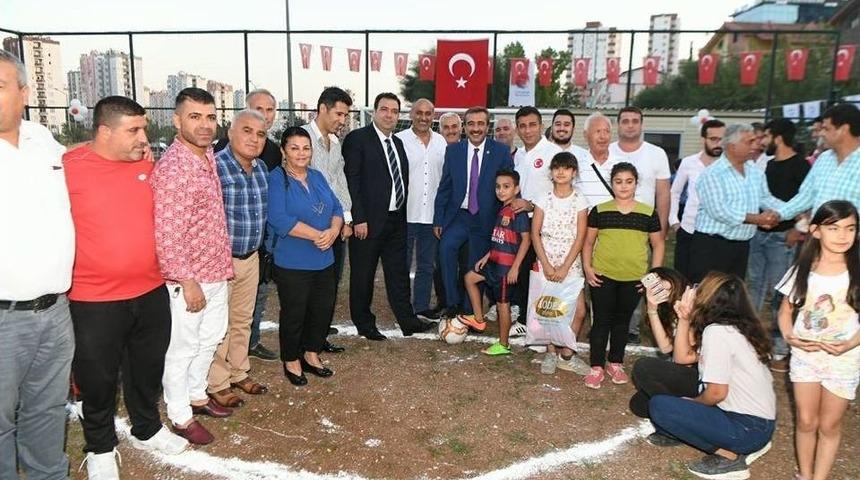 Çukurova’da Park Ve Futbol Sahası Açılışı