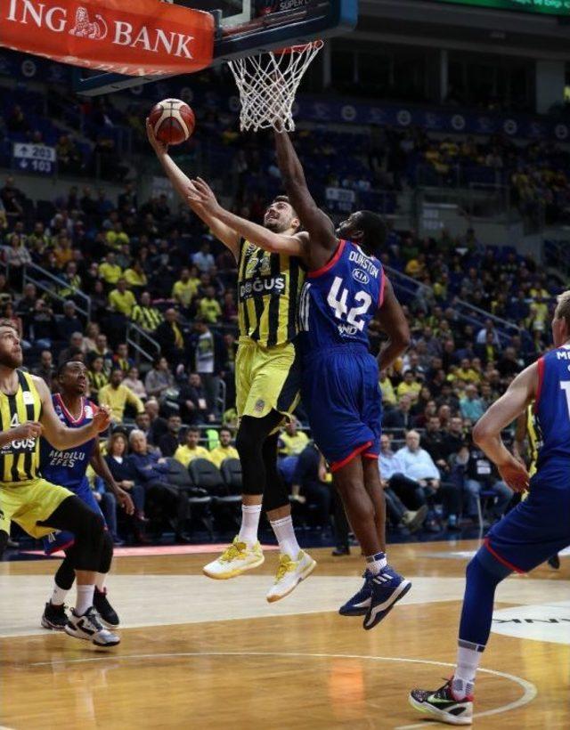 Tahincioğlu Basketbol Süper Ligi: Fenerbahçe Doğuş: 100 - Anadolu Efes: 74