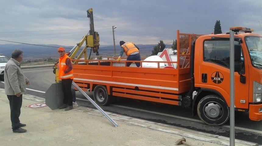 Kazaların Yaşandığı Kavşağa Düzenleme