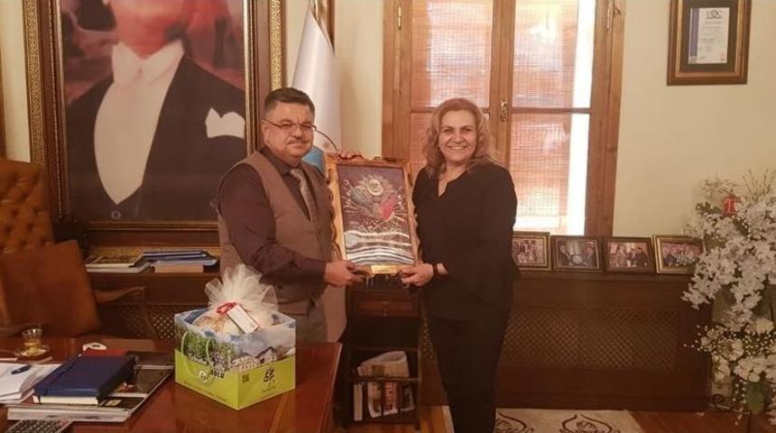 Bolu Belediye Başkan Yardımcısı Bi&ccedil;en&rsquo;den Başkan Yağcı&rsquo;ya Ziyaret