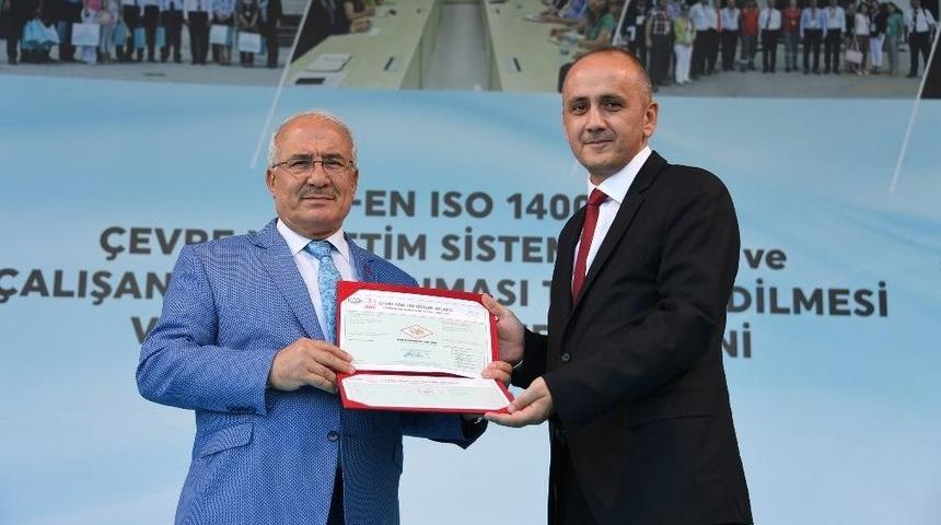 Tse&rsquo;den B&uuml;y&uuml;kşehir&rsquo;e &Ccedil;evre Y&ouml;netim Sistemi Belgesi