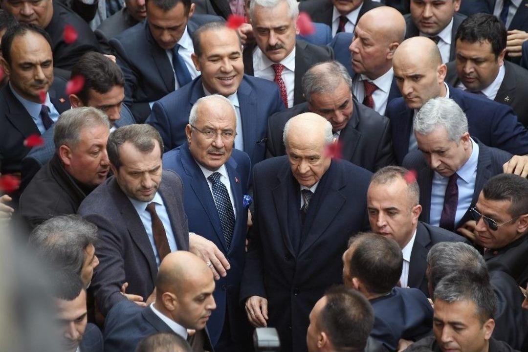 Mhp Lideri Bah&ccedil;eli Mersin&rsquo;de Konuştu