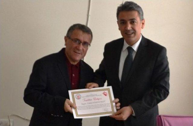 G&ouml;revleri Sona Eren M&uuml;tevelli Heyete Teşekk&uuml;r Belgesi 1