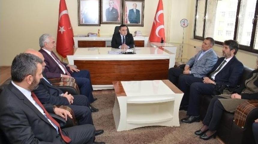 Arat&rsquo;tan Mhp İl Teşkilatı&rsquo;na Taziye Ziyareti