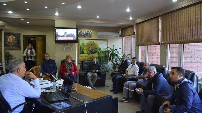 Başkan Yaman, Personeliyle Birlikte Beldenin Sorunlarını Masaya Yatırdı