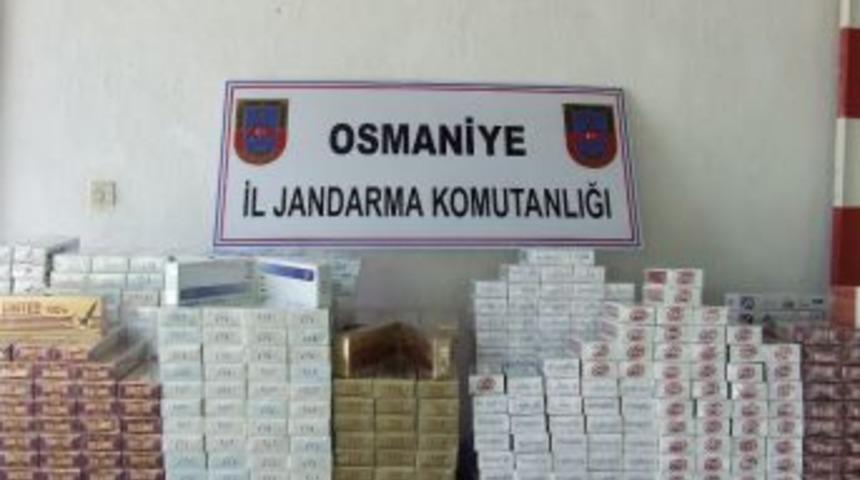 Osmaniye&rsquo;de 4 Bin 555 Paket Ka&ccedil;ak Sigara Ele Ge&ccedil;irildi