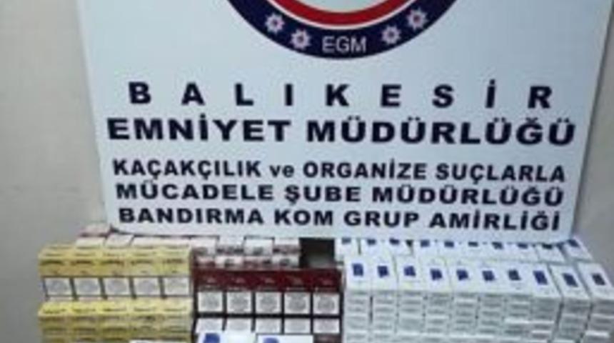 810 Paket Ka&ccedil;ak Sigara Ele Ge&ccedil;irildi