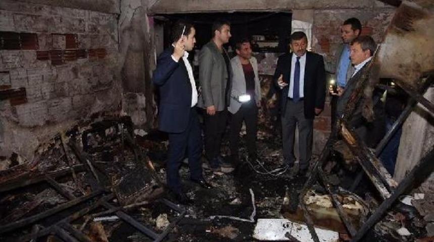 Darıca'daki Yangından Etkilenen Bina Boşaltıldı