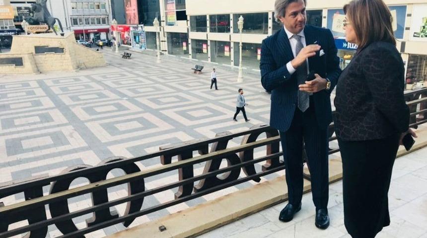 Şahin, Beyoğlu Belediye Başkanı Demircan&rsquo;a Kenti Tanıttı