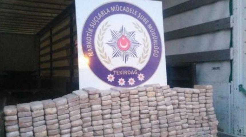 Tekirdağ'da Tır'da 152 Kilo Eroin Ele Ge&ccedil;irildi