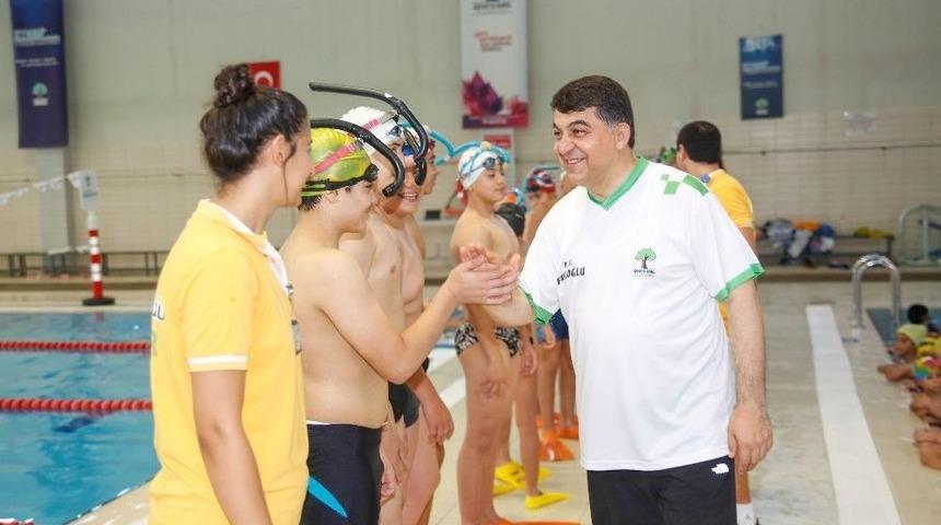 Kış Spor Okullarında İlk D&uuml;d&uuml;k &Ccedil;aldı