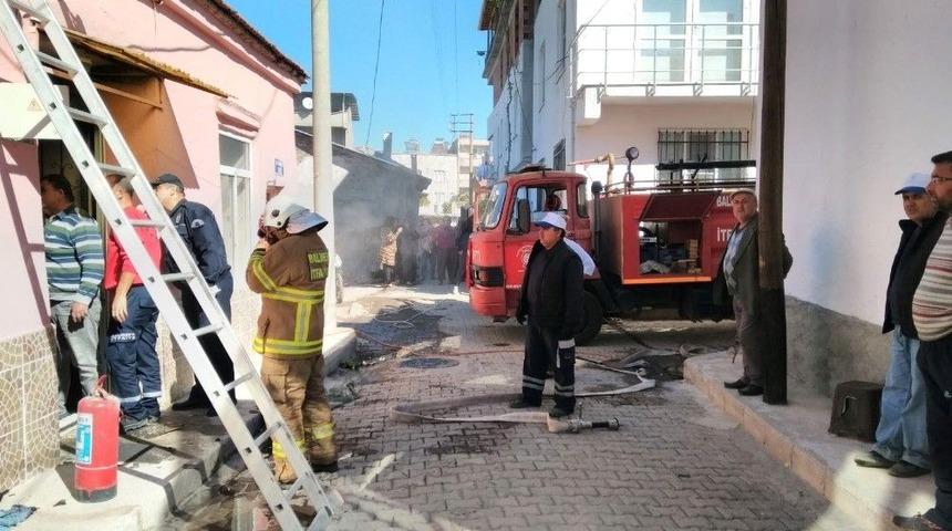 Havran&rsquo;da Korkutan Yangın