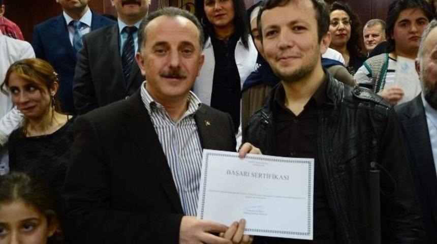 350 Engelli &Ouml;ğrenci Karne Sevinci Yaşadı