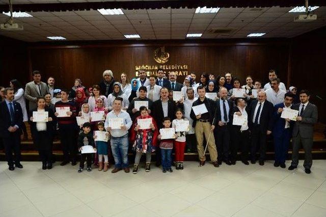 350 Engelli &Ouml;ğrenci Karne Sevinci Yaşadı 1