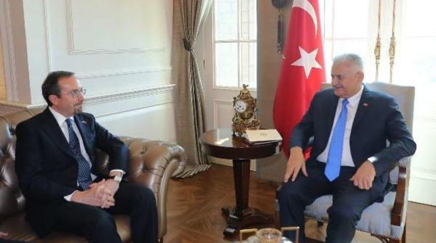 Başbakan Yıldırım, Abd B&uuml;y&uuml;kel&ccedil;isi Bass'ı Kabul Etti