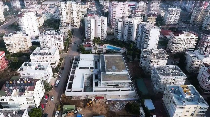 Muratpaşa G&ouml;steri Merkezi İnşaatı Devam Ediyor