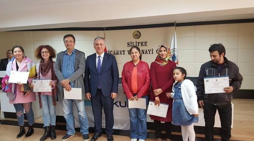 Silifke&rsquo;de Girişimcilik Eğitimi Alanlara Sertifika