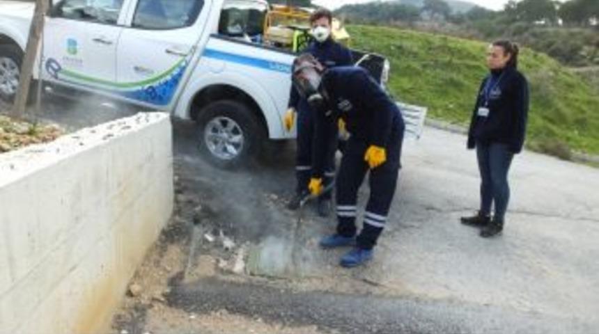 K&ouml;rfez Y&ouml;resinde Balıkesir B&uuml;y&uuml;kşehir Belediyesin&rsquo;den Sivrisineğe Karşı Kışlak M&uuml;cadelesi