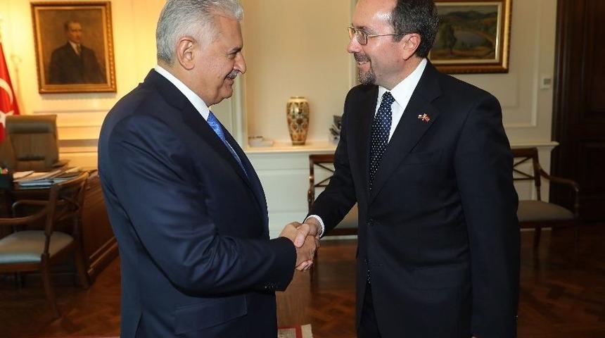 Başbakan Yıldırım, Abd B&uuml;y&uuml;kel&ccedil;isi Bass&rsquo;ı Kabul Etti