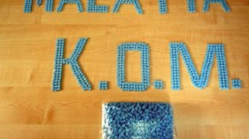 Malatya&rsquo;da 3 Bin 280 Adet Ecstasy Hap Ele Ge&ccedil;irildi