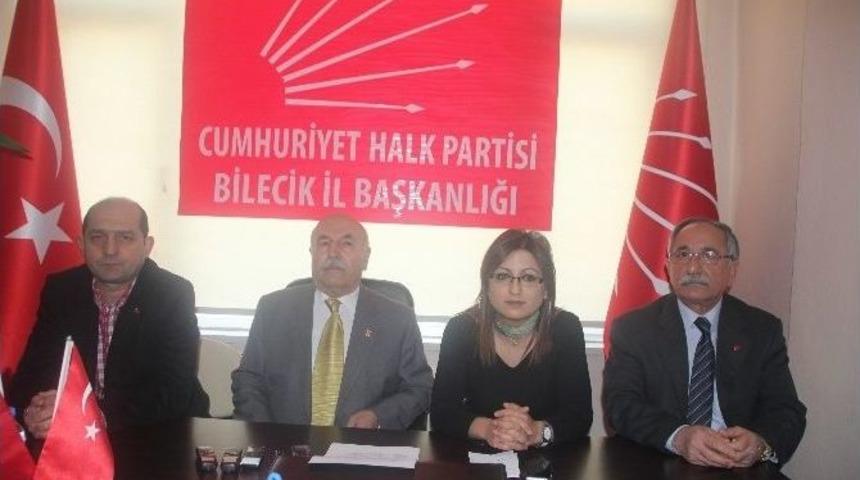 Chp Bilecik İl Başkanı Şinasi &Ccedil;etinkaya: