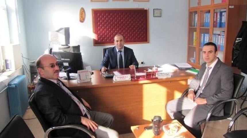 M&uuml;d&uuml;r Cebeci&rsquo;den Yeni Atanan Okul M&uuml;d&uuml;rlerine &rdquo;hayırlı Olsun&rdquo; Ziyareti
